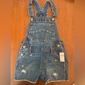 NWT GAP Girls Distressed Blue Denim Jeans size small